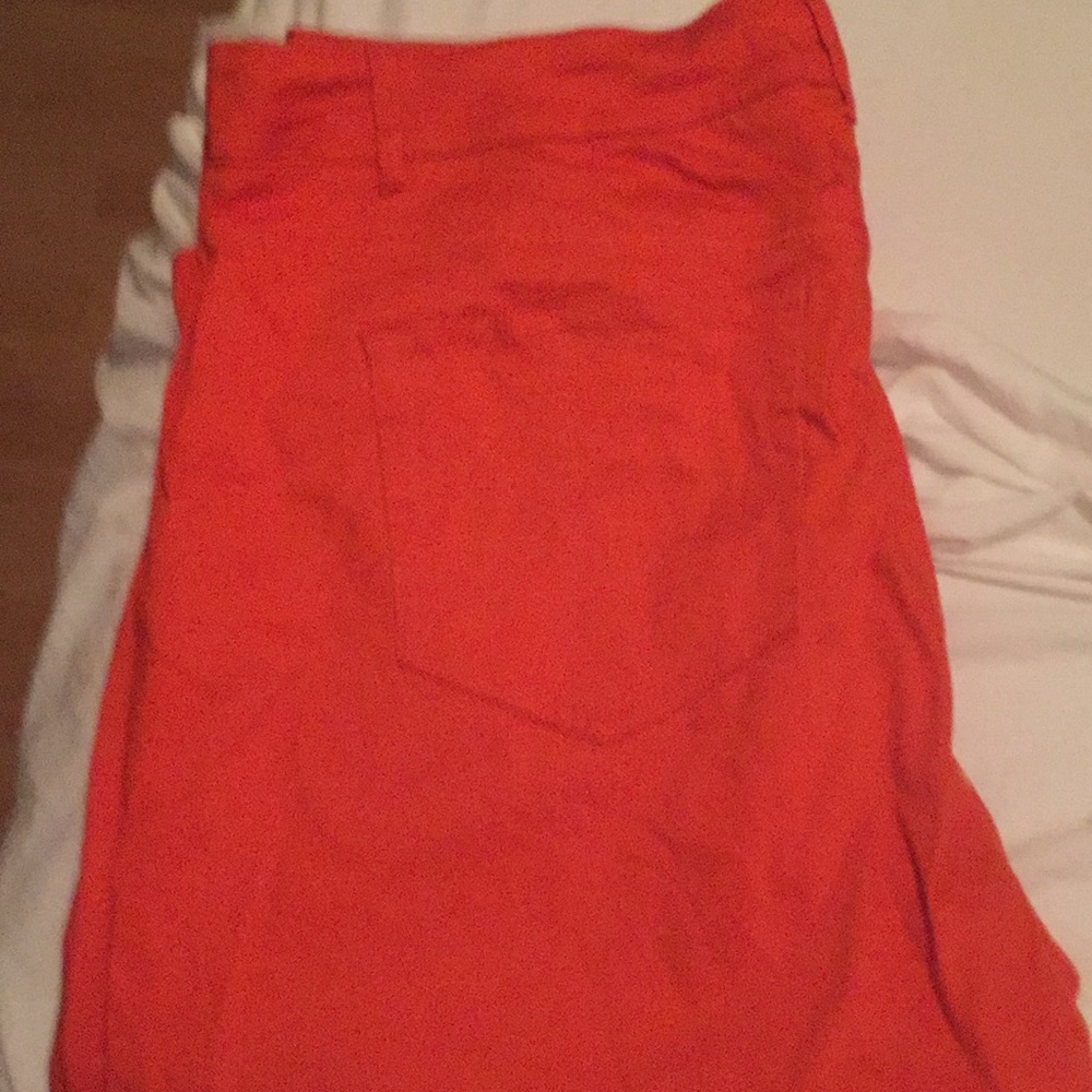 Orange capris - 16W - only worn once - great shape